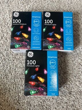 GE Multicolor 100-Count Miniature String Lights (non-LED)